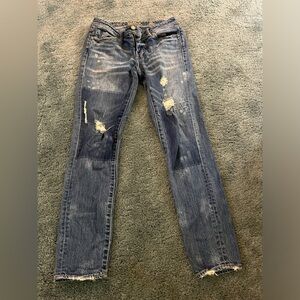 Buckle Black ankle skinny